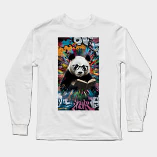 Book lover panda Long Sleeve T-Shirt